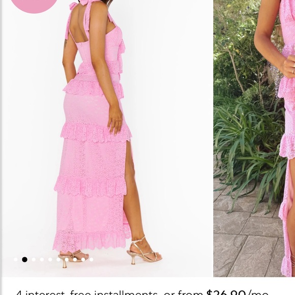 Monique Tie Maxi Dress - Picture 2 of 4